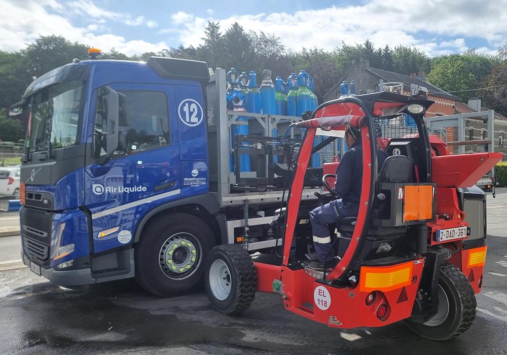 Le transport avec chariot élévateur embarqué